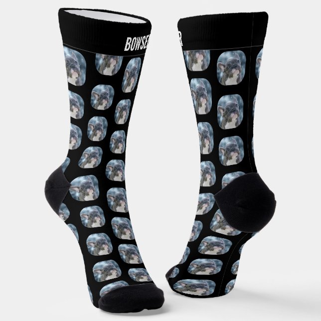 Favorite Pet or Children's Photo Socks (Angled)
