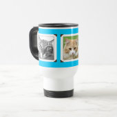 Favorite Pet Photos Cat Lovers Travel Mug (Front Left)