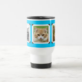 Favorite Pet Photos Cat Lovers Travel Mug (Center)