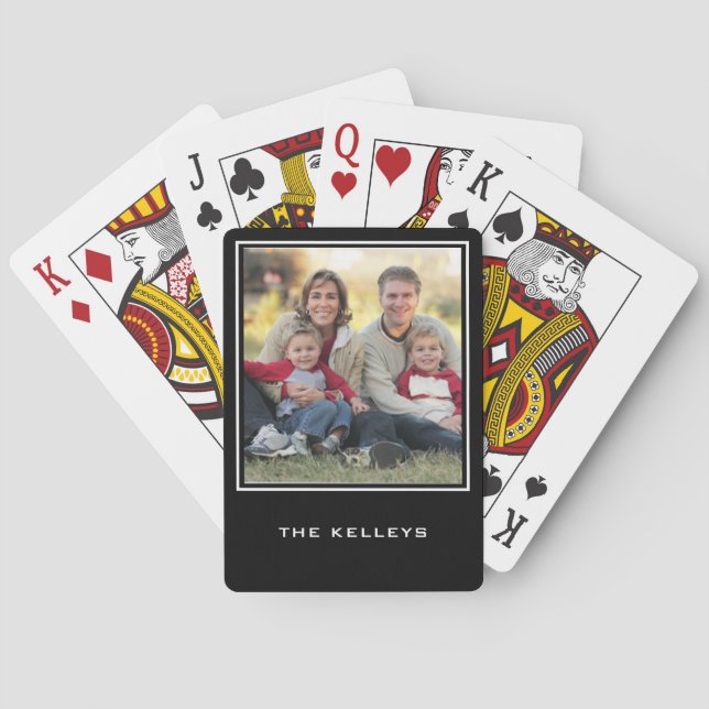 Favorite Photo Custom Poker Cards (Back)