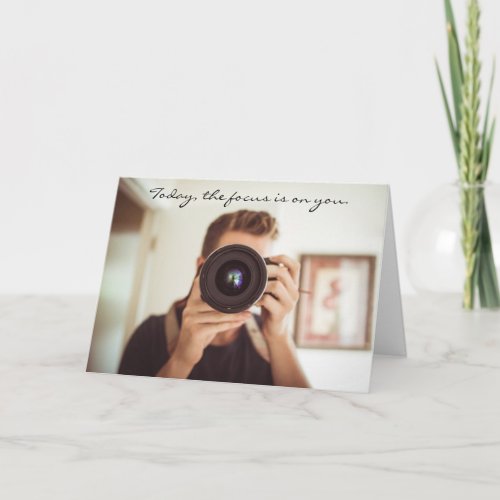 Favorite Photographer Birthday Card