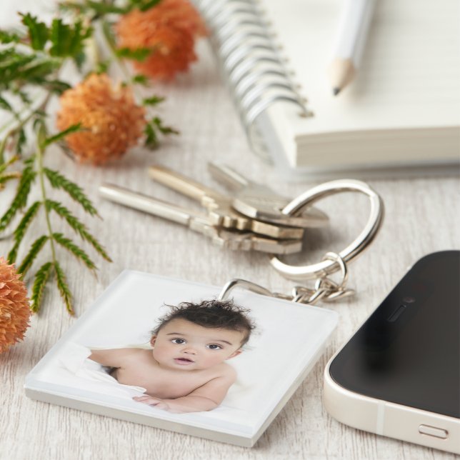 Favorite Photos 2-Photo Template Keychain (Front Right)