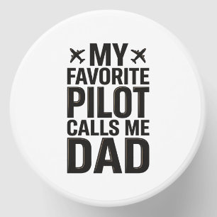 Favorite Pilot Calls Me Dad Vintage Airplane Shirt Mini Candle Favors