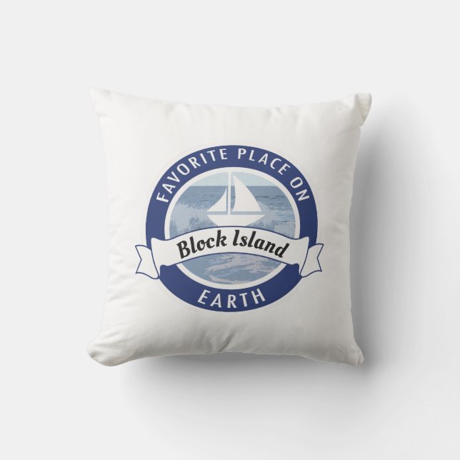 Favorite Place on Earth Beach - Outdoor Throw Pillow (Front)