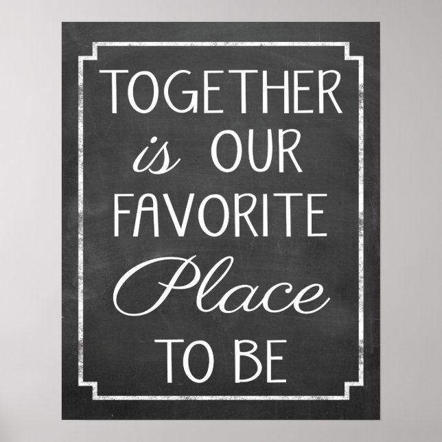 Favorite Place Poster (Front)