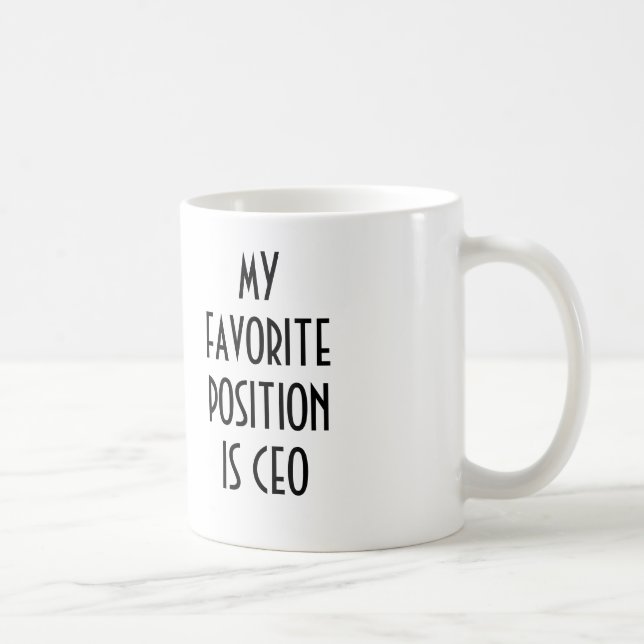 Favorite Position Coffee Mug (Right)