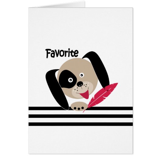 Favorite puppy cards (Front)