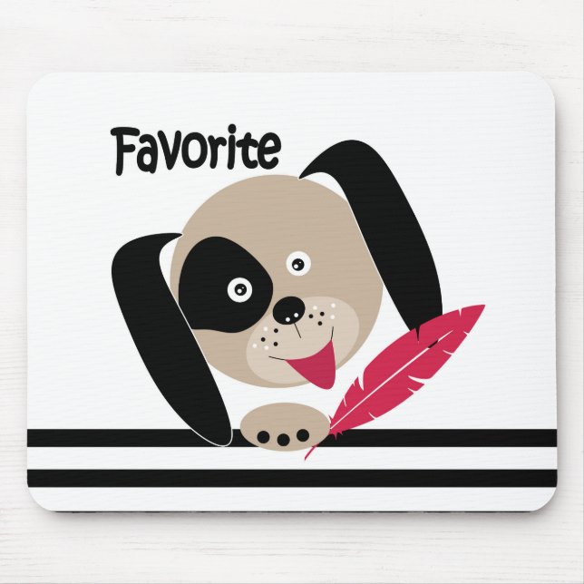 Favorite puppy mouse pad (Front)