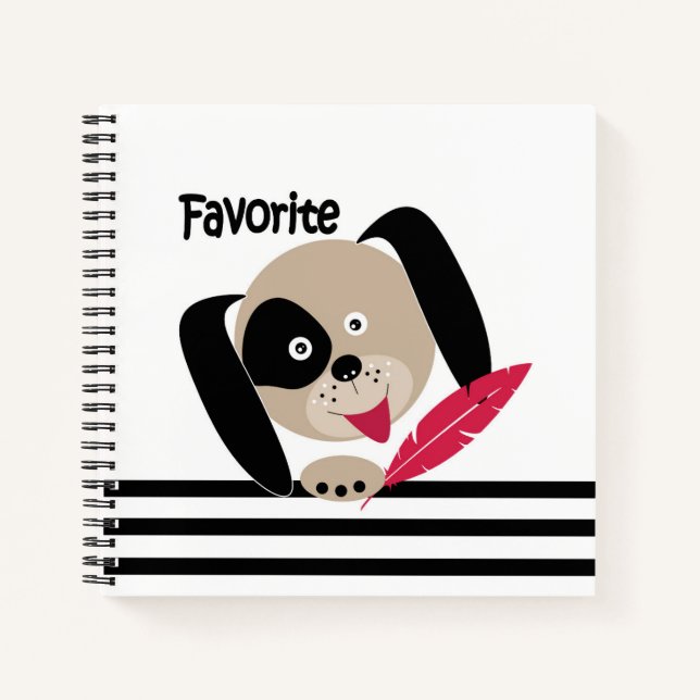 Favorite puppy notebook (Front)
