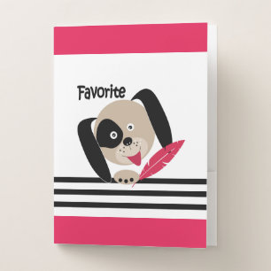 Favorite puppy pocket folder