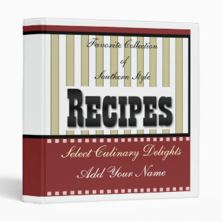 Favorite Recipe Collection Scrapbook Binder