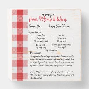 Favorite Recipe Wood Box Sign