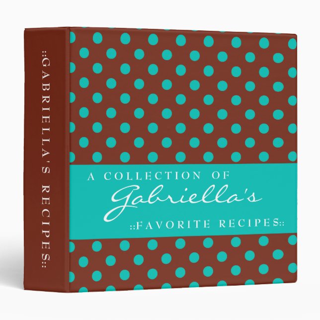 Favorite Recipes 3 Ring Binder (Front/Spine)