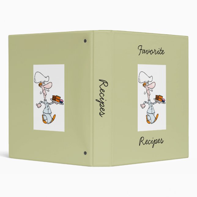 Favorite Recipes Binder (Background)