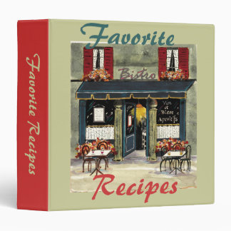 Favorite Recipes- binder