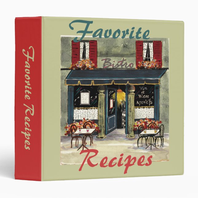 Favorite  Recipes- binder (Front/Spine)