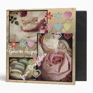 Favorite recipes from grandma 3 ring binder