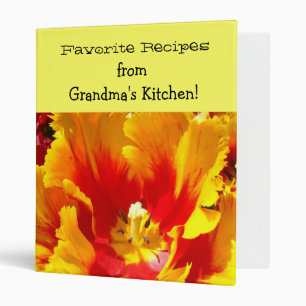Favorite Recipes Grandma's Kitchen recipe binder