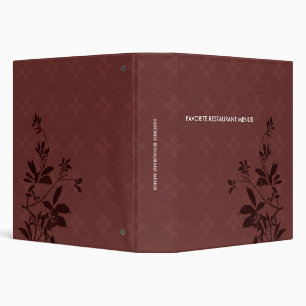 Favorite Restaurants Binder