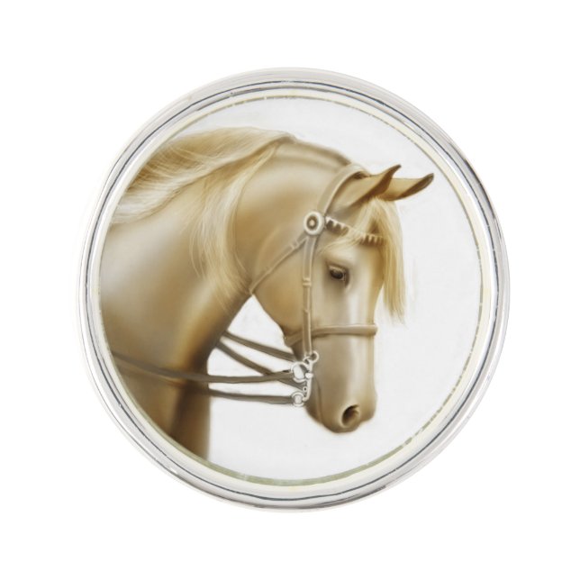 Favorite Riding Horse Lapel Pin (Front)