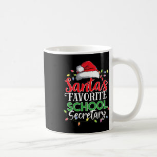 Favorite School Secretary Christmas Funny Xmas Gif Coffee Mug