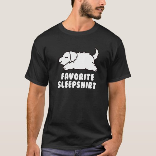 Favorite Sleep Great Pyrenees Dog T_Shirt