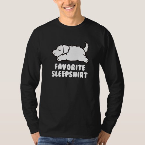 Favorite Sleep Great Pyrenees Dog T_Shirt