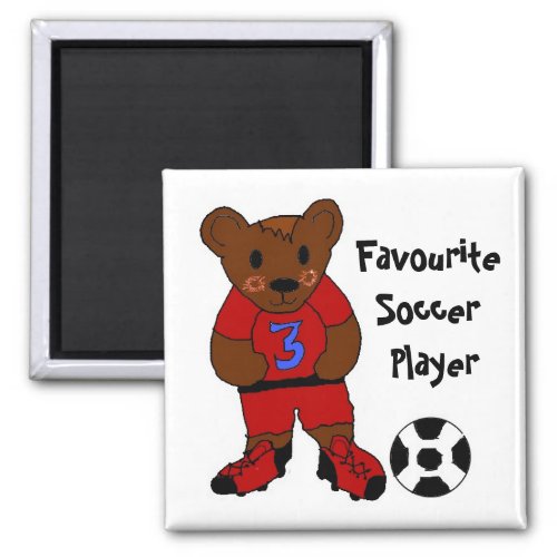 Favorite Soccer Player Magnet