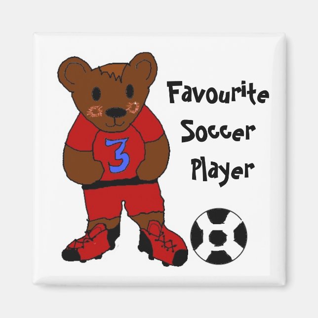 Favorite Soccer Player Magnet (Front)