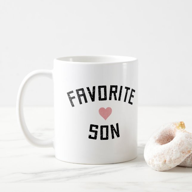 Favorite Son Family Reunion Funny Gifts Coffee Mug (With Donut)