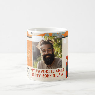  Favorite Son in Law Birthday Cool Photo Mug 003