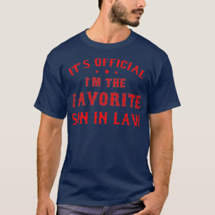 Favorite Son in Law Funny SoninLaw Birthday Gift T-Shirt