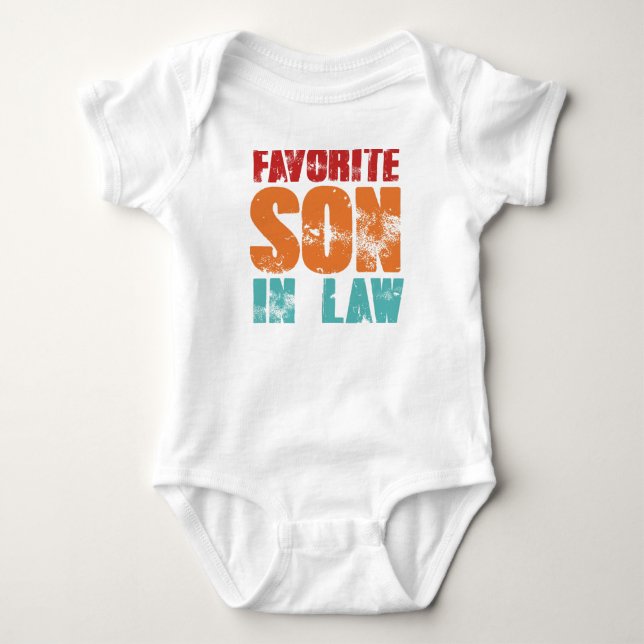 FAVORITE SON IN LOW BABY BODYSUIT (Front)