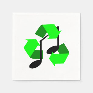 Favorite Song Rhythm Paper Napkins