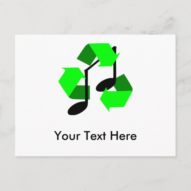 Favorite Song Rhythm Postcard (Front)