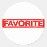 Favorite Stamp Classic Round Sticker