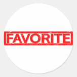 Favorite Stamp Classic Round Sticker