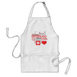 Favorite Swiss Things - I Love Switzerland Adult Apron