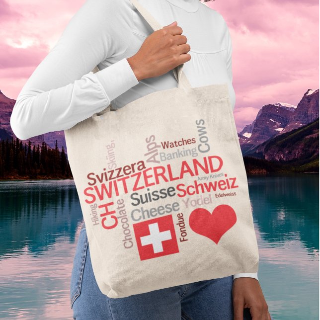 Favorite Swiss Things - I Love Switzerland Tote Bag (Creator Uploaded)