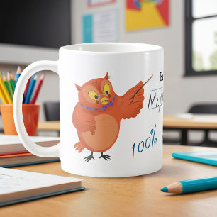 Favorite Teacher Personalize Owl Coffee Mug