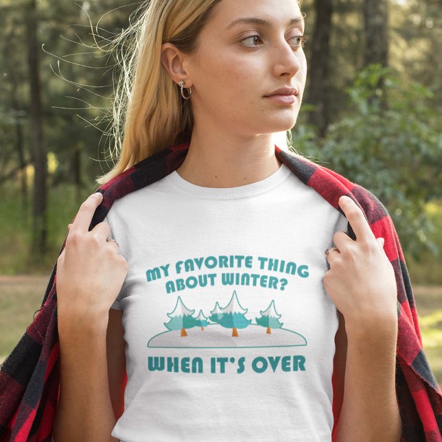 Favorite Thing About Winter T-Shirt (Favorite Thing About Winter T-Shirt)