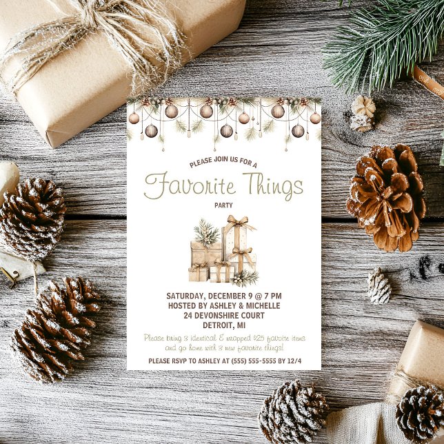 Favorite Thing Christmas, Holiday Party Invite (Creator Uploaded)