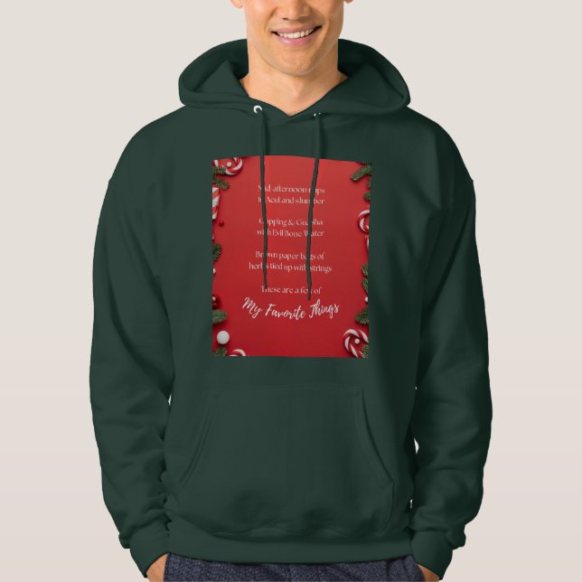 Favorite things acupuncture  hoodie (Front)