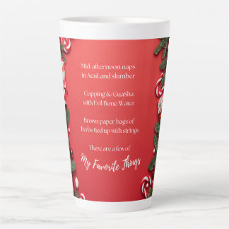 Favorite Things Acupuncture  Latte Mug