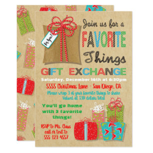 Christmas Present Invitations 7