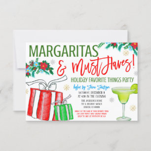 Favorite Things Christmas Party Invitation