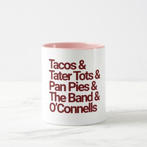 Favorite Things Modern List  Mug