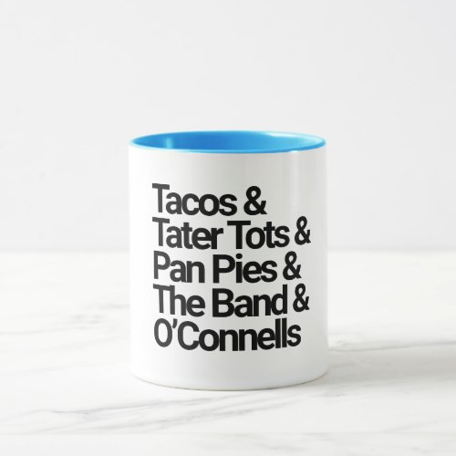 Favorite Things Modern List  Mug