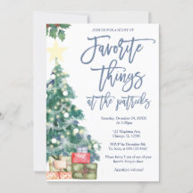 Favorite Things Party Holiday Christmas Party