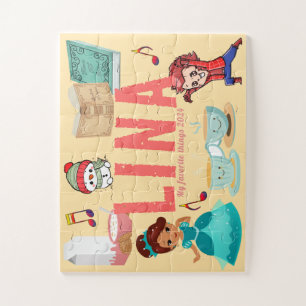 Favorite Things Yearly Custom Kids Jigsaw Puzzle